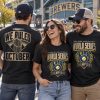Brewers Gift for Dad World Series Champs Shirt, friends wearing the same print