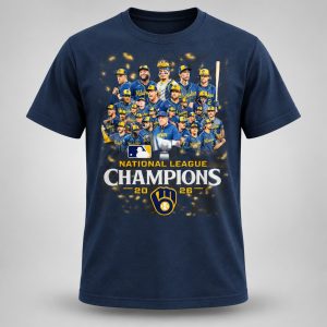 Brewers World Series Champions Shirt | Milwaukee NL 2026, product photo on a neutral background