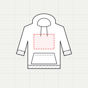 Hoodies & Sweatshirts line drawing